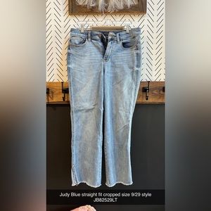 Judy Blue straight fit cropped size 9/29 style JB82529LT